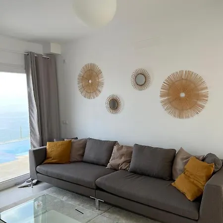 Вилла Half Of The Luxury With Sea View And Pool In Natural Park